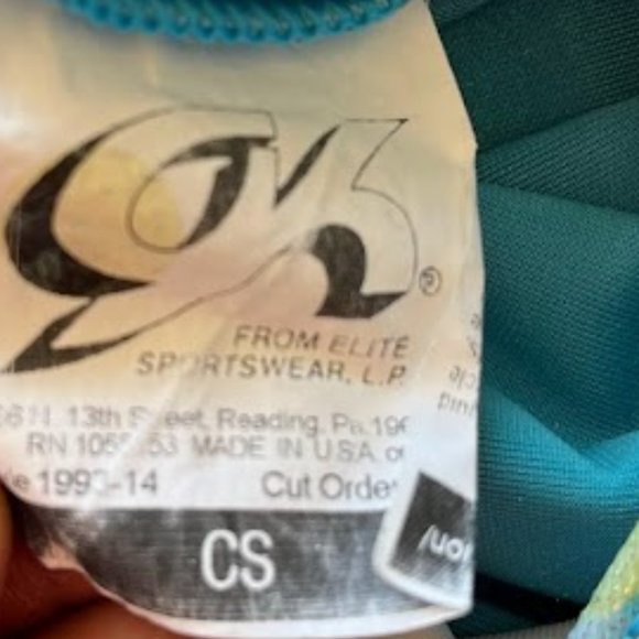 GK Elite leotard. CS. Blue - Picture 5 of 5